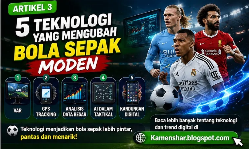 Teknologi Yang Mengubah Bola Sepak Moden